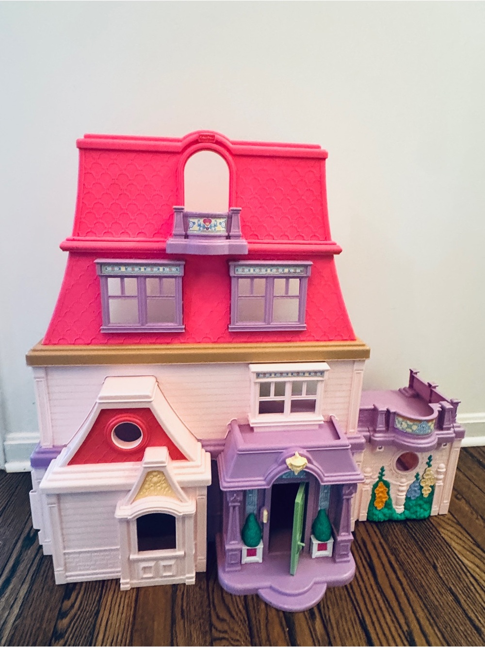 Little People Large Classic Pink & Purple Kids Dollhouse Playset